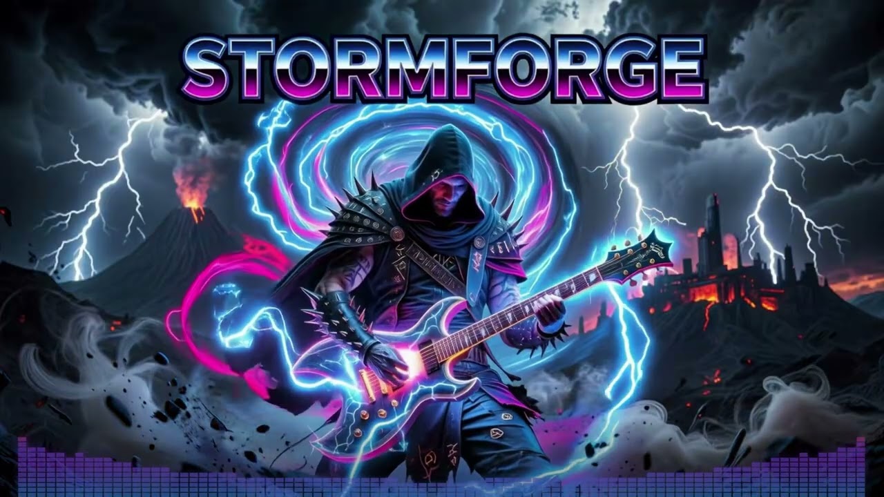 STORMFORGE | Synthwave x Heavy Metal Mix | Retro 80s Fantasy