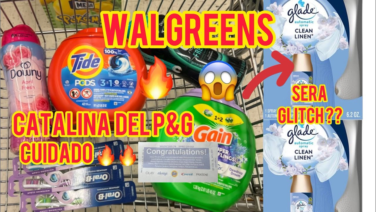 Walgreens🔥CATALINA DEL P&g 🔥 mira este precio 🔥🤭