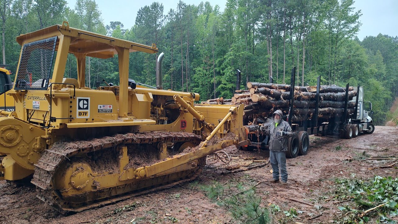 Started A Huge Fire And Almost Lost A Log Truck Down The Hill!