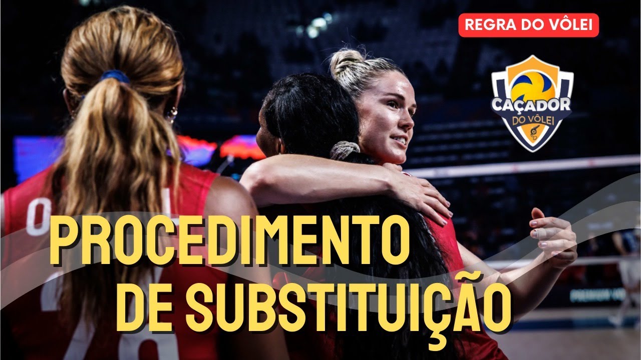 Vôlei | Regra 2021 - 2024 | Procedimento de substituição [Substitution procedure]