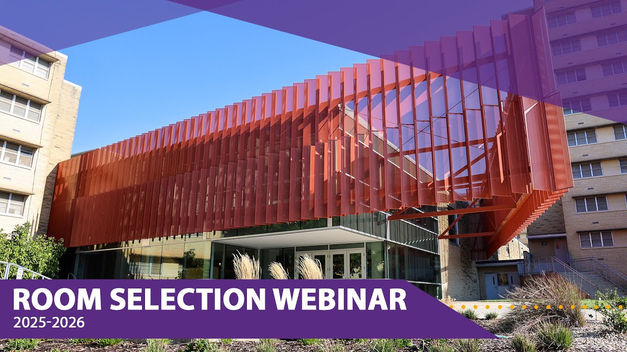 Room Selection Webinar for Incoming 2025-2026 Students