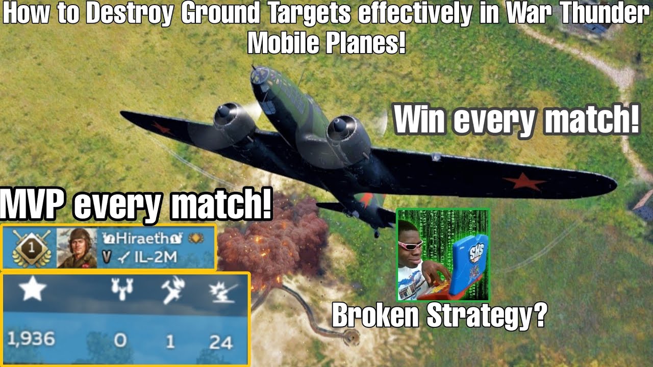 How To Win Fast in War Thunder Mobile Planes!