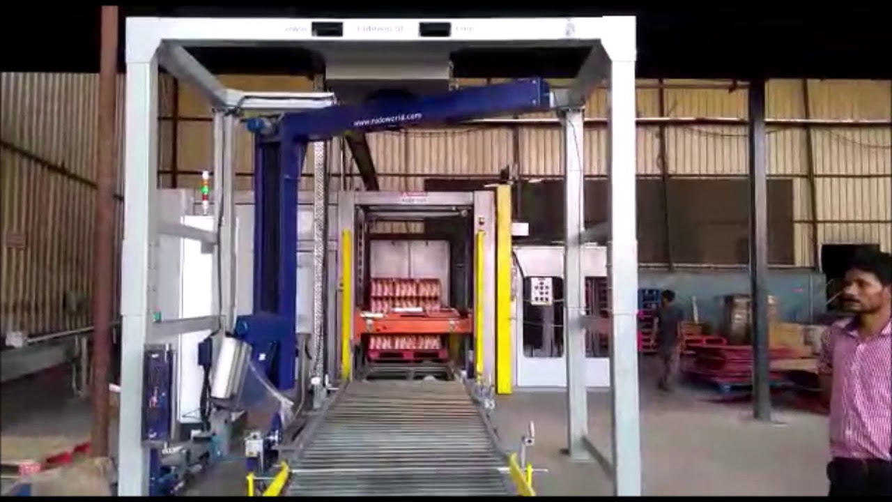 Nido Rotary Arm Fully Auto Online Pallet Wrapping Machine | End Of Line Packing