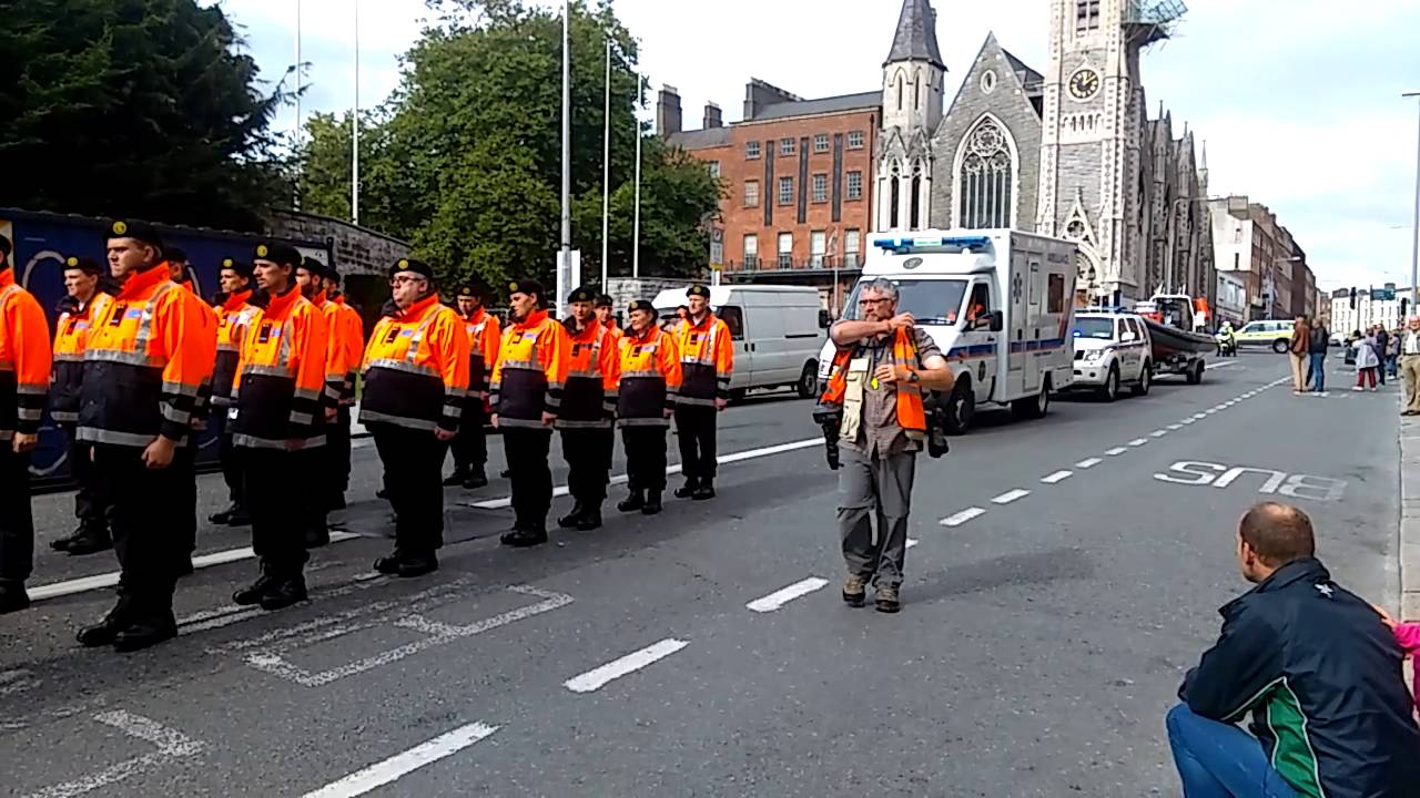 Irish Civil Defence - Emergency Service Parade Dublin