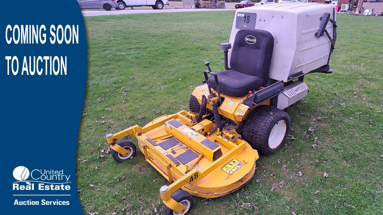 Walker Zero Turn Riding Lawn Mower At Online Auction
