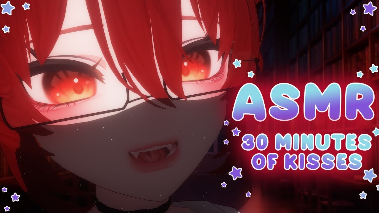 Vtuber ASMR Kisses just for you to fall asleep to 😘