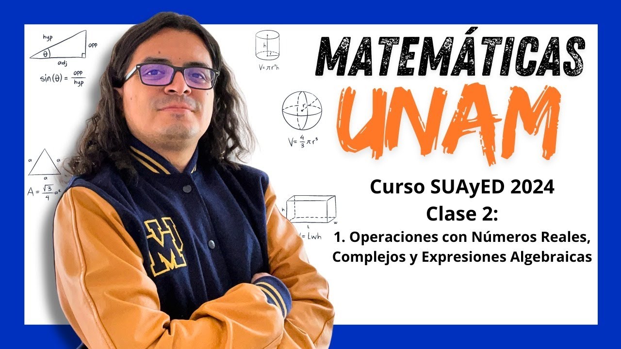 Curso de Matemáticas EXAMEN UNAM 2026 | Suma y Resta de Fracciones Comunes