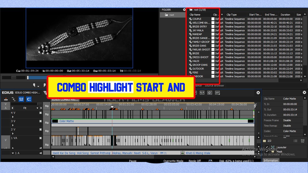 (60) EDIUS COMBO HIGHLIGHT PROJECTS-edius highlight project free download 2025 edius project