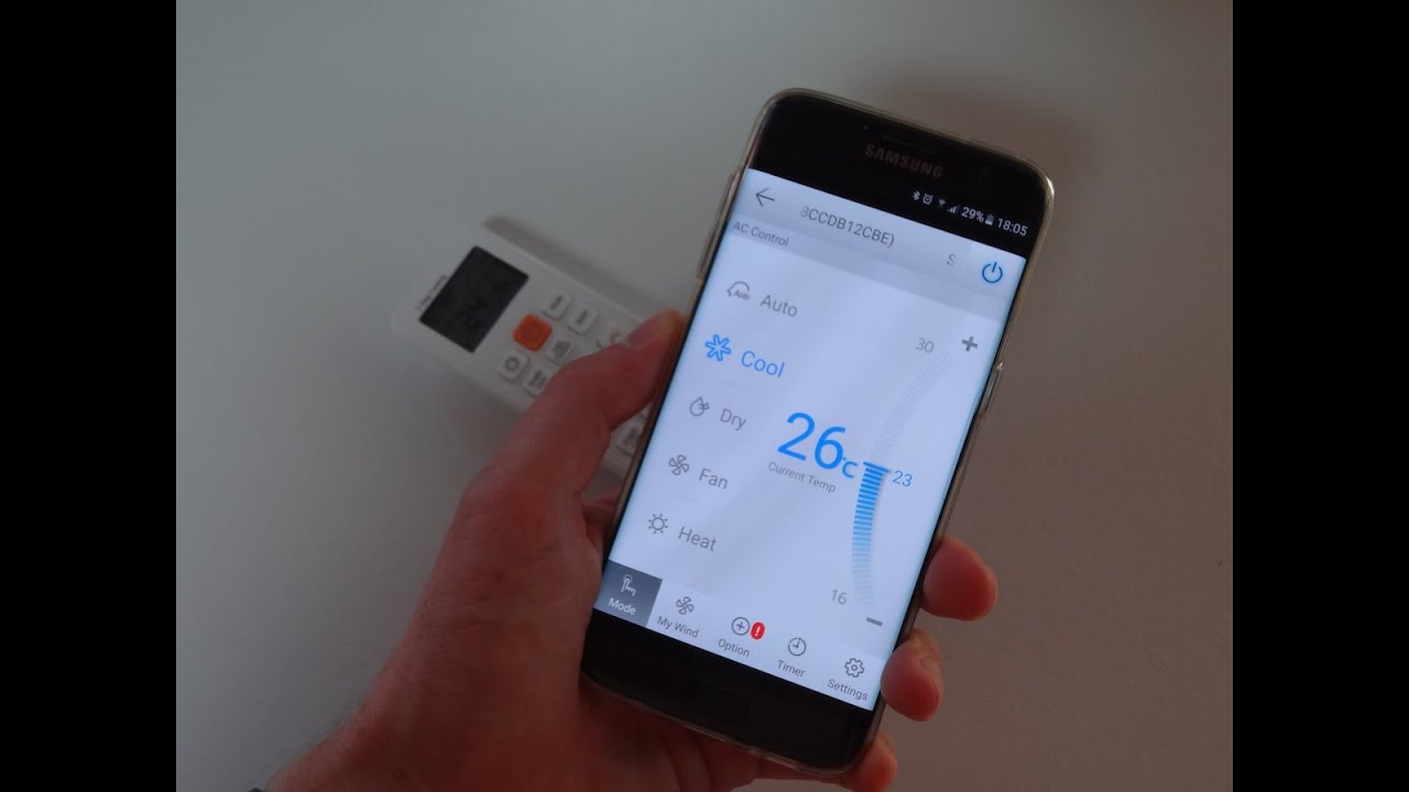 Come utilizzare i climatizzatori Samsung da remoto con lo smartphone.