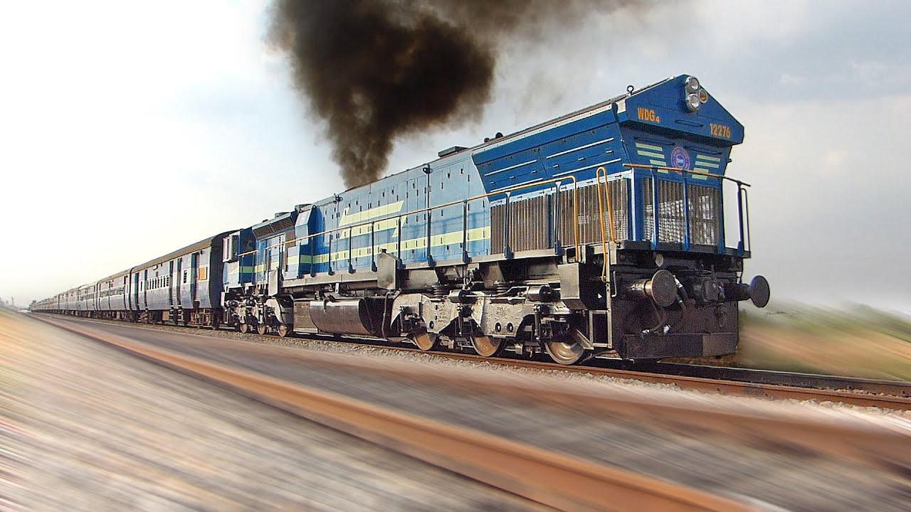 One of the PERFECT Train Crossing and Illusion : Indian Railways