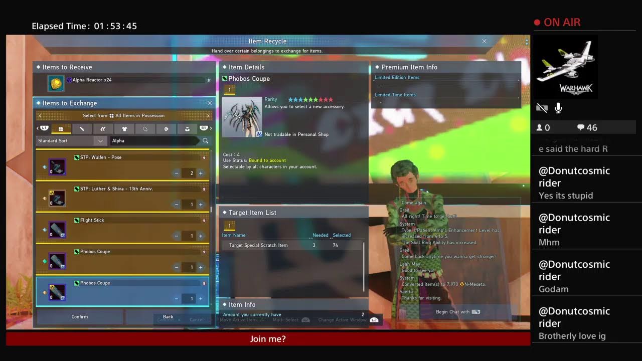 PinkNoid  unschedule phantasy star online 2 final test