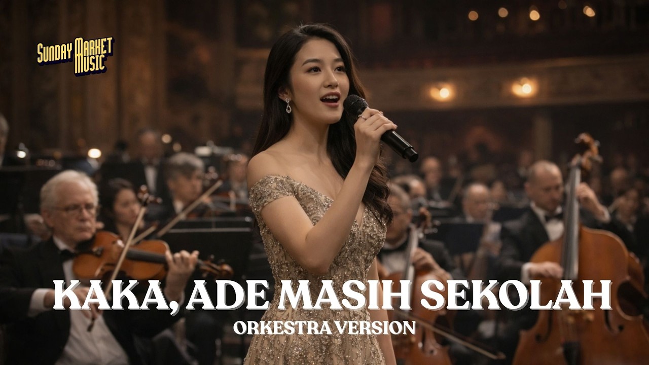 Kaka, Ade Masih Sekolah - Amelia - Orkestra Version (Lyric Video)