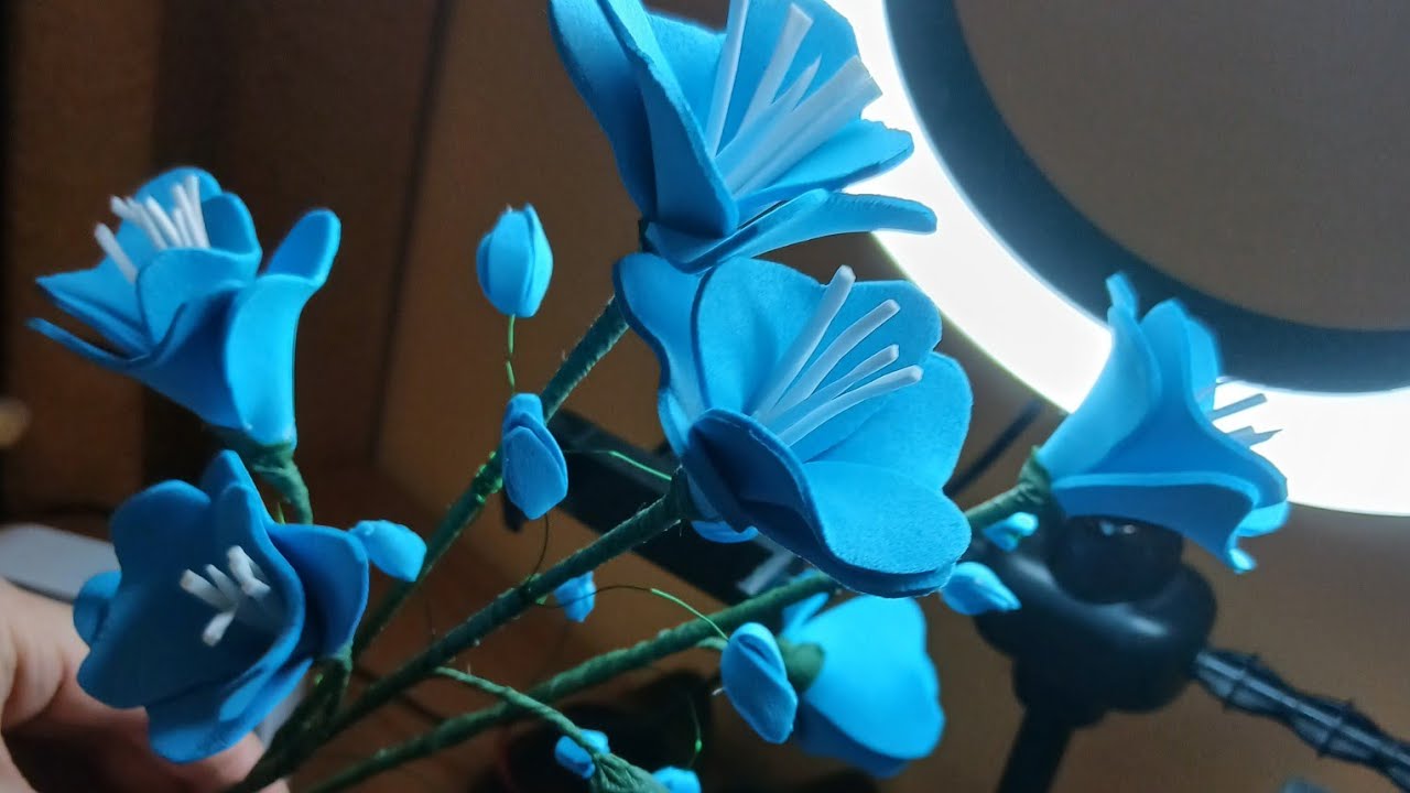 Decor.  Flowers made of  foamiran. 🪻