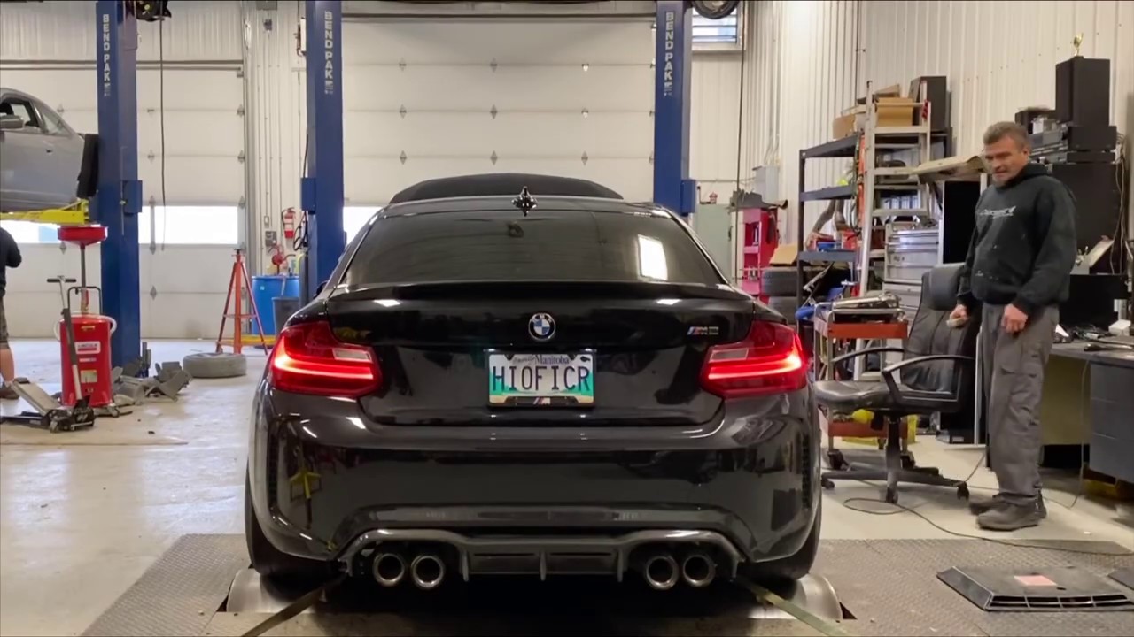 PureTurbos Stage 2 Turbo F87 M2 Dyno