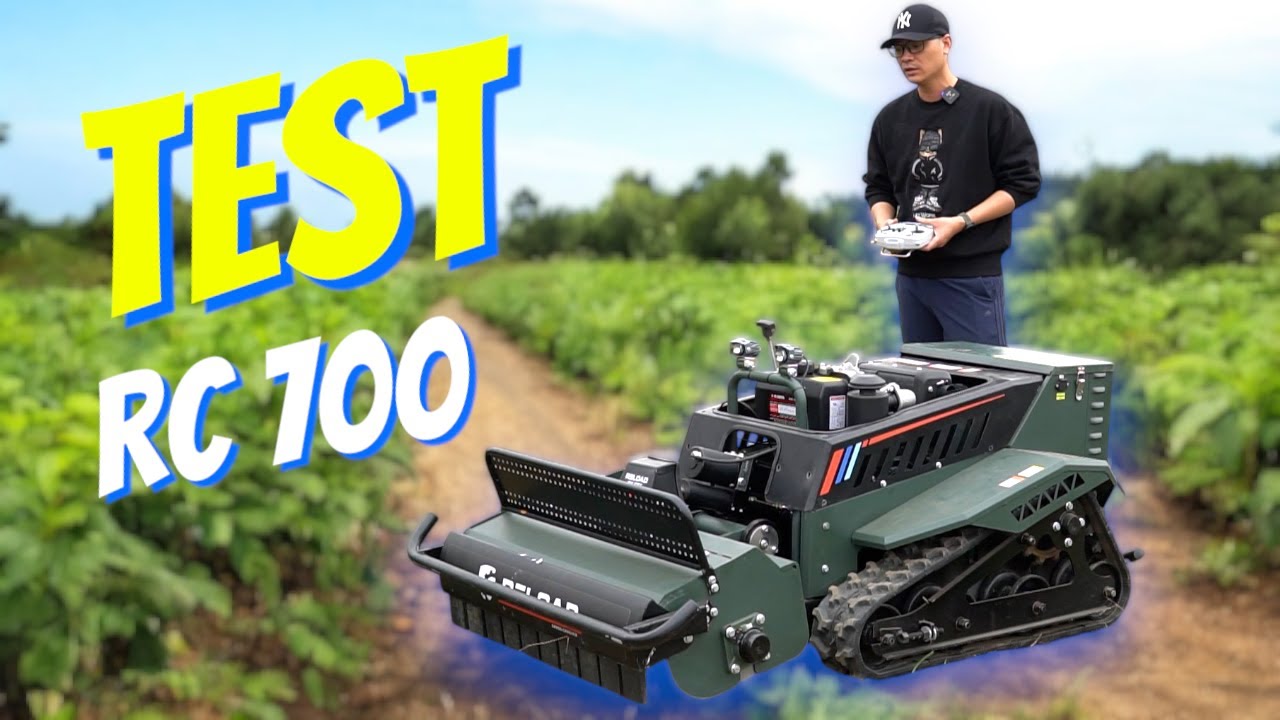 Cỏ Thân Gỗ Cũng KHông Làm Khó Được MÁy Cắt Cỏ Điều Khiển Từ Xa RELOAD Rc 700 Chiến XA Diệt cỏ