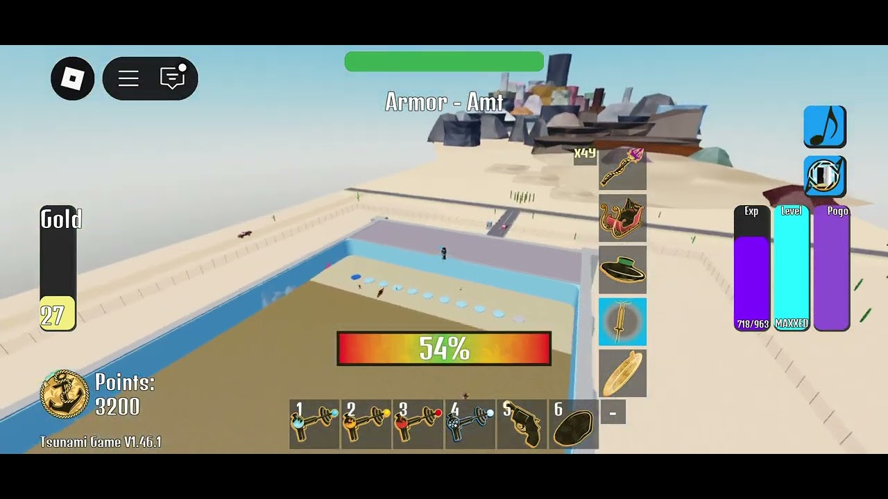 Tsunami game || The new level 10 Tsunami (will get copyrighted)