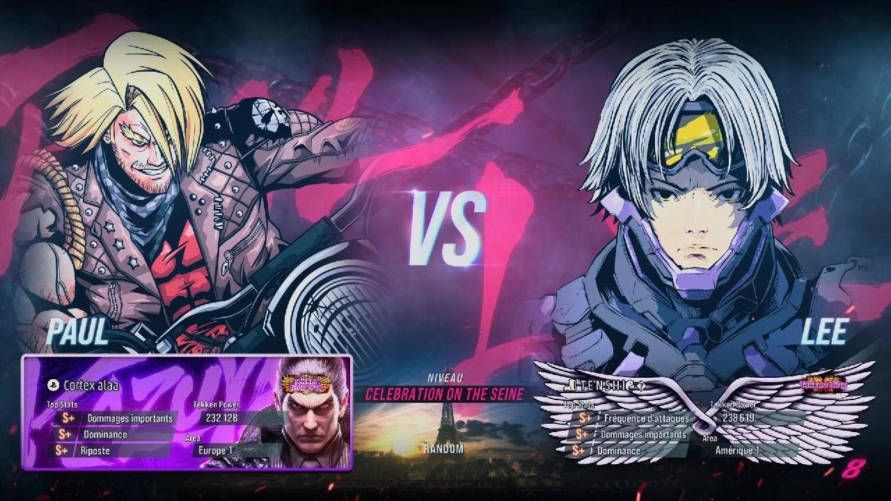 TEKKEN 8 (SEASON2) Cortex alaa (Paul) vs (Lee) T E N S H I Matches 