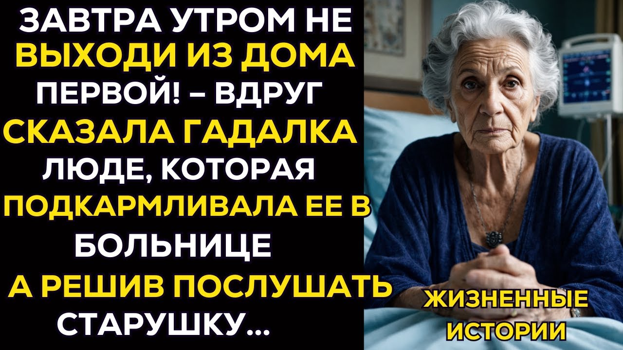 Завтра утром не выходи из дома первой! – сказала гадалка Люде, которая подкармливала ее в больнице…