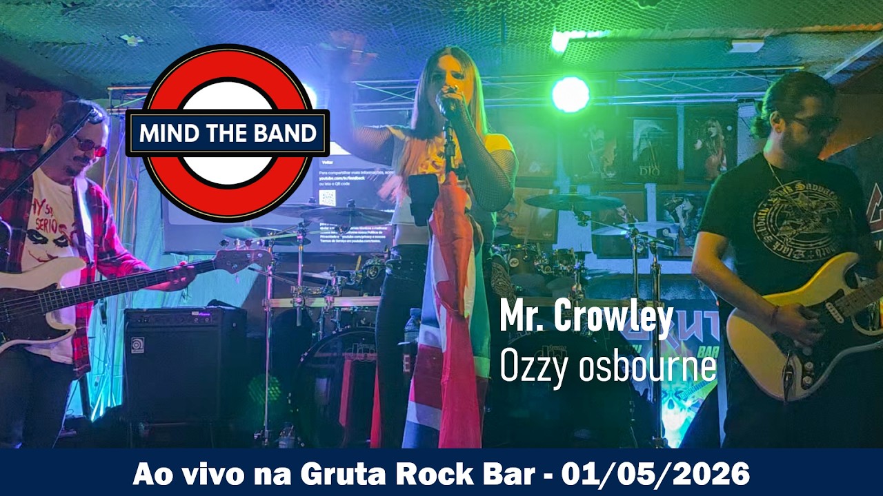 Mr. Crowley (Ozzy Osbourne) - Cover ao vivo | MIND THE BAND (Gruta Rock Bar, 01/05/2026)