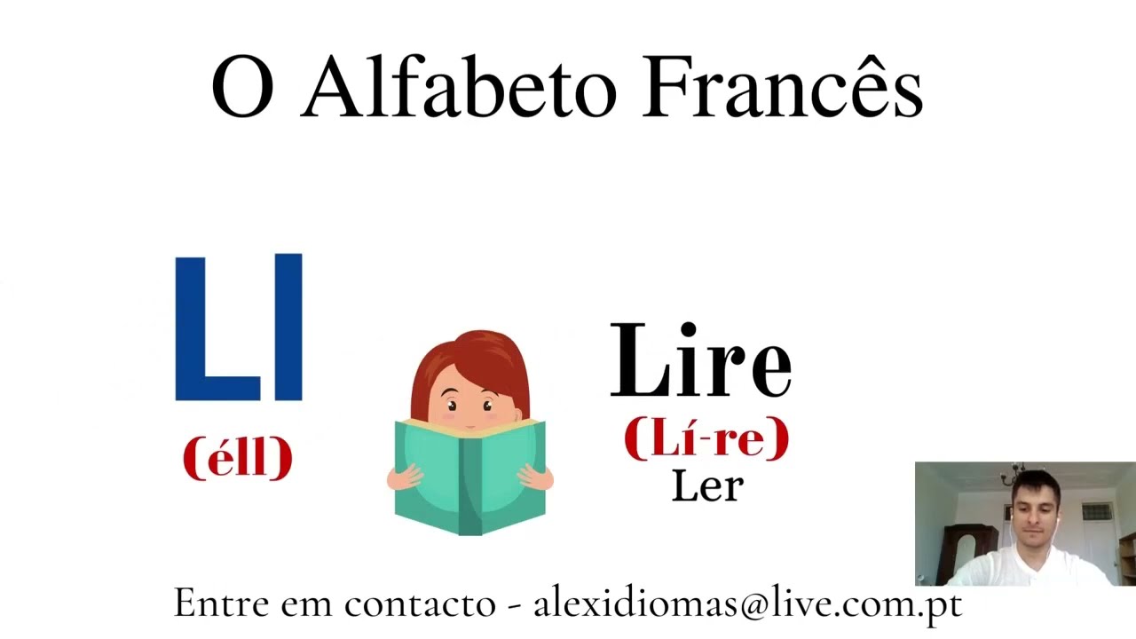 O ALFABETO FRANCÊS E A PRONÚNCIA DAS LETRAS