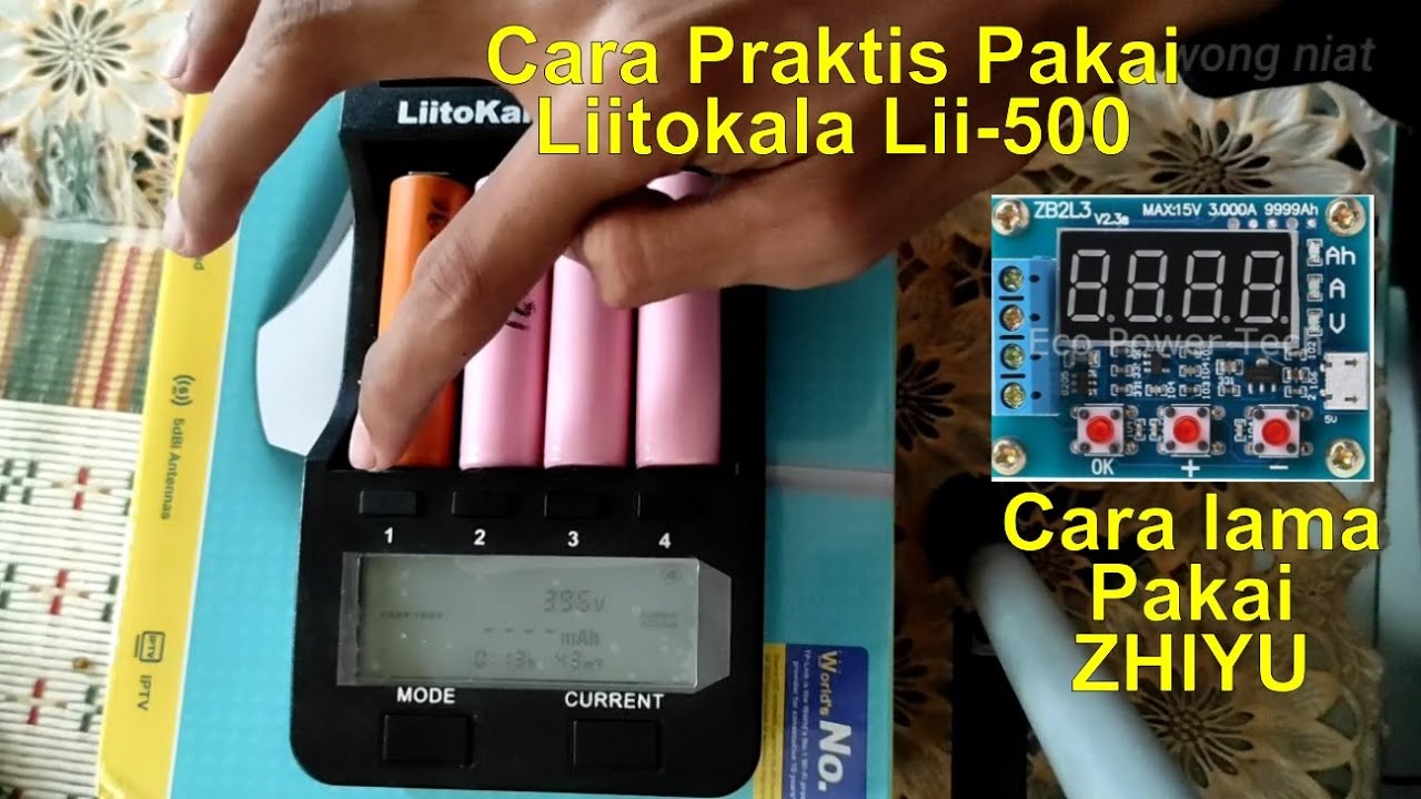 Cara yang Lebih Mudah Cek Kapasitas mAh Baterai 18650