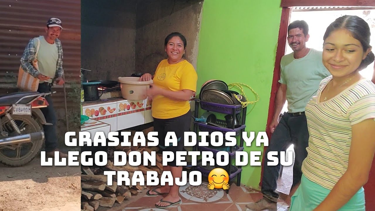 Y Así Lo Resibio Su Esposa''Doña Leivi''Con Un Delicioso 😋 Almuerzo Q Preparo Con Su 👸🥰