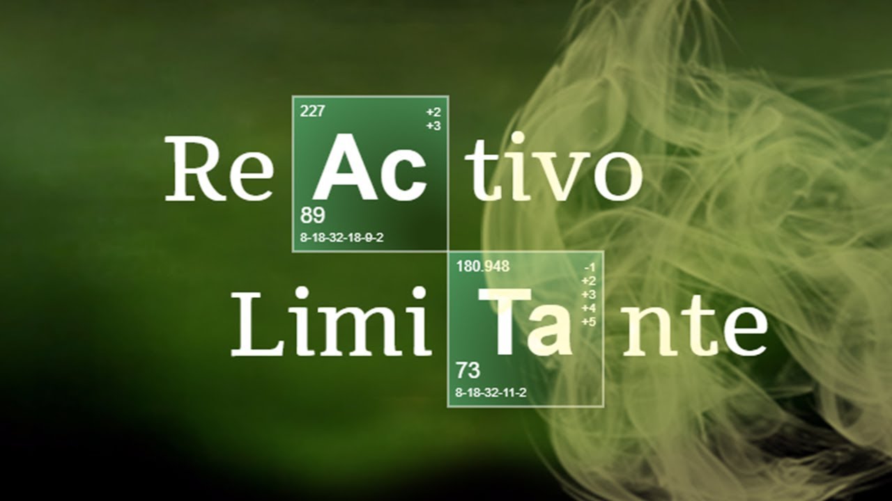 REACTIVO LIMITANTE | Química Básica
