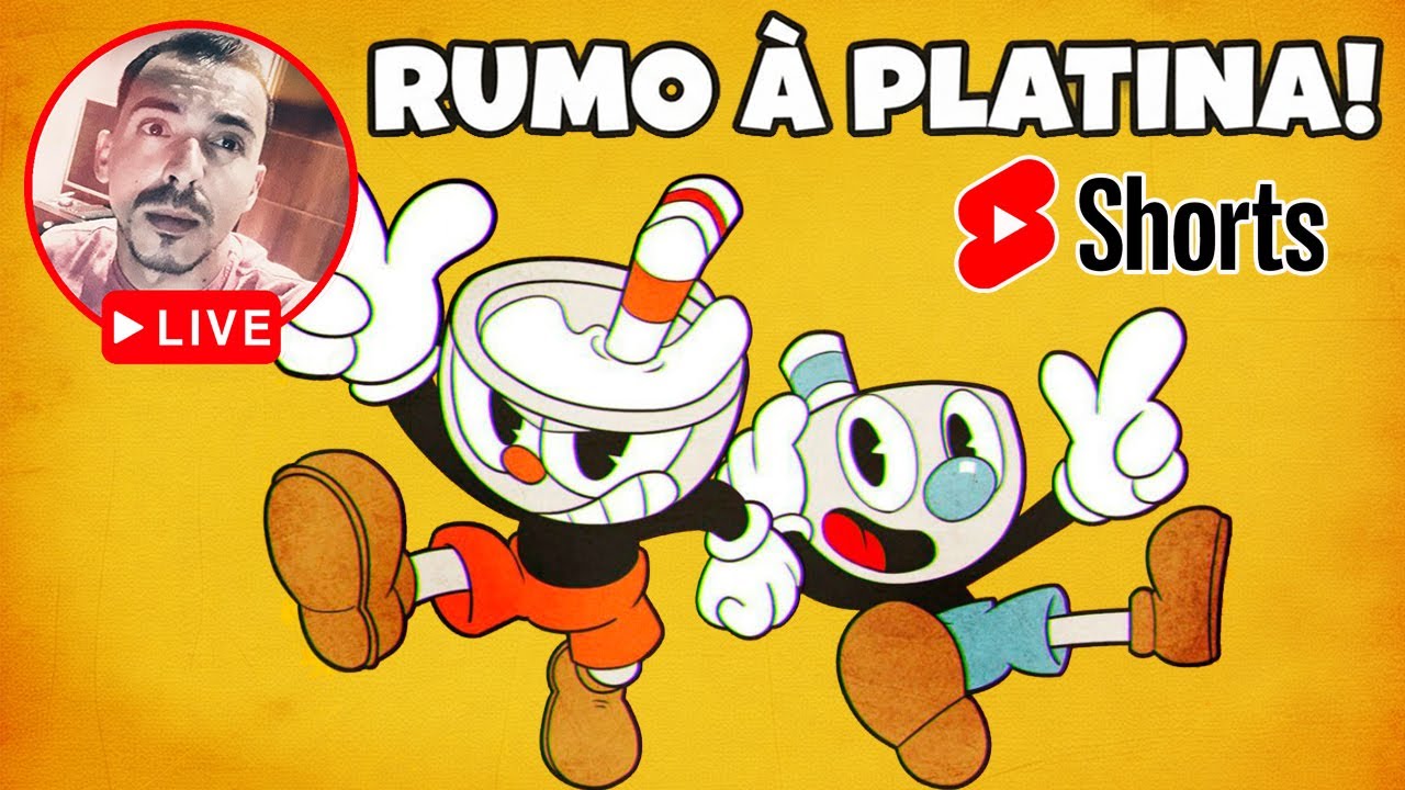 EP. 10 LIVE Cuphead ☕🔥 | Rumo à Platina 🏆 #CupHead #Shorts