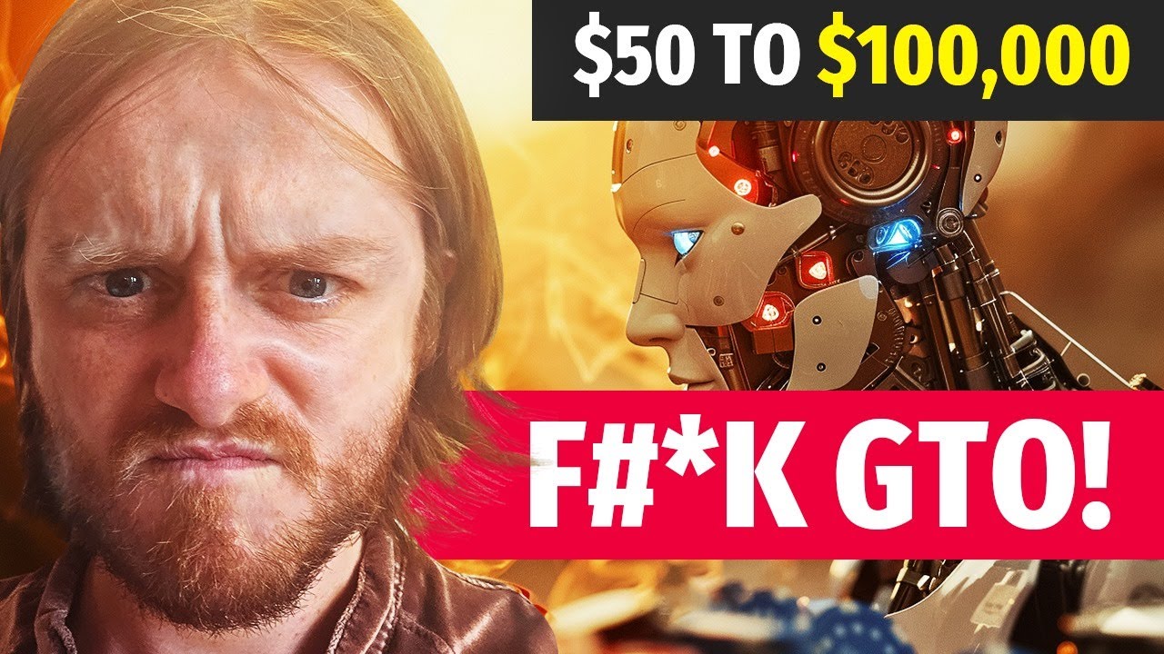 Грёбаный GTO в конкурсе на банкролл от $50 до $100 000 GG Poker