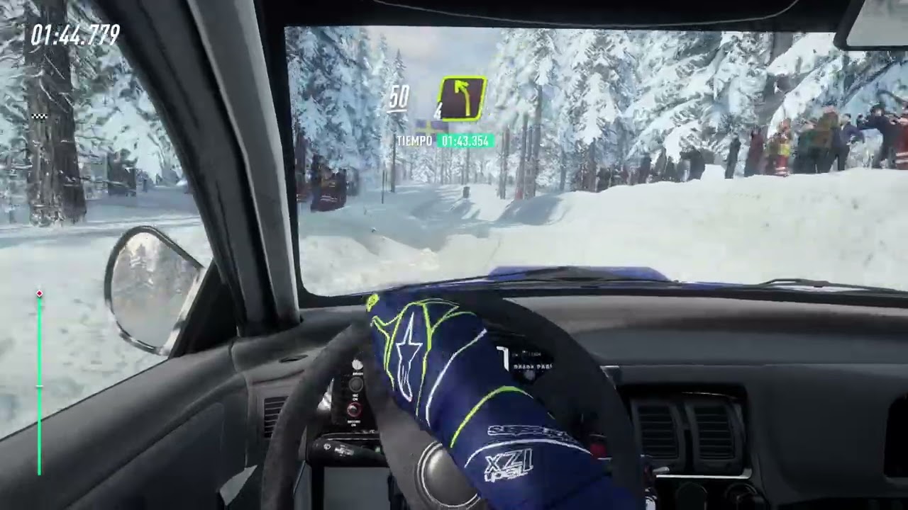 ¡ESTO ES ADICTIVO! La combinación perfecta: Subaru 1999 + Nieve 🇸🇪 cámara en primera persona 
