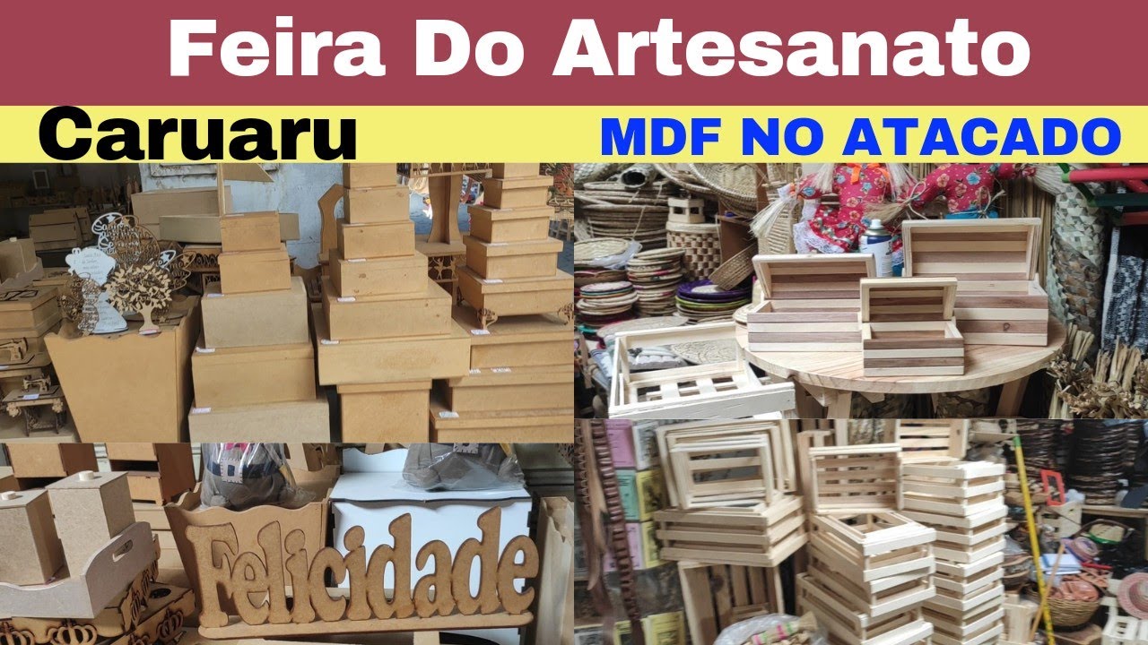 Caruaru: Peças Em MDF e Artesanato No Atacado