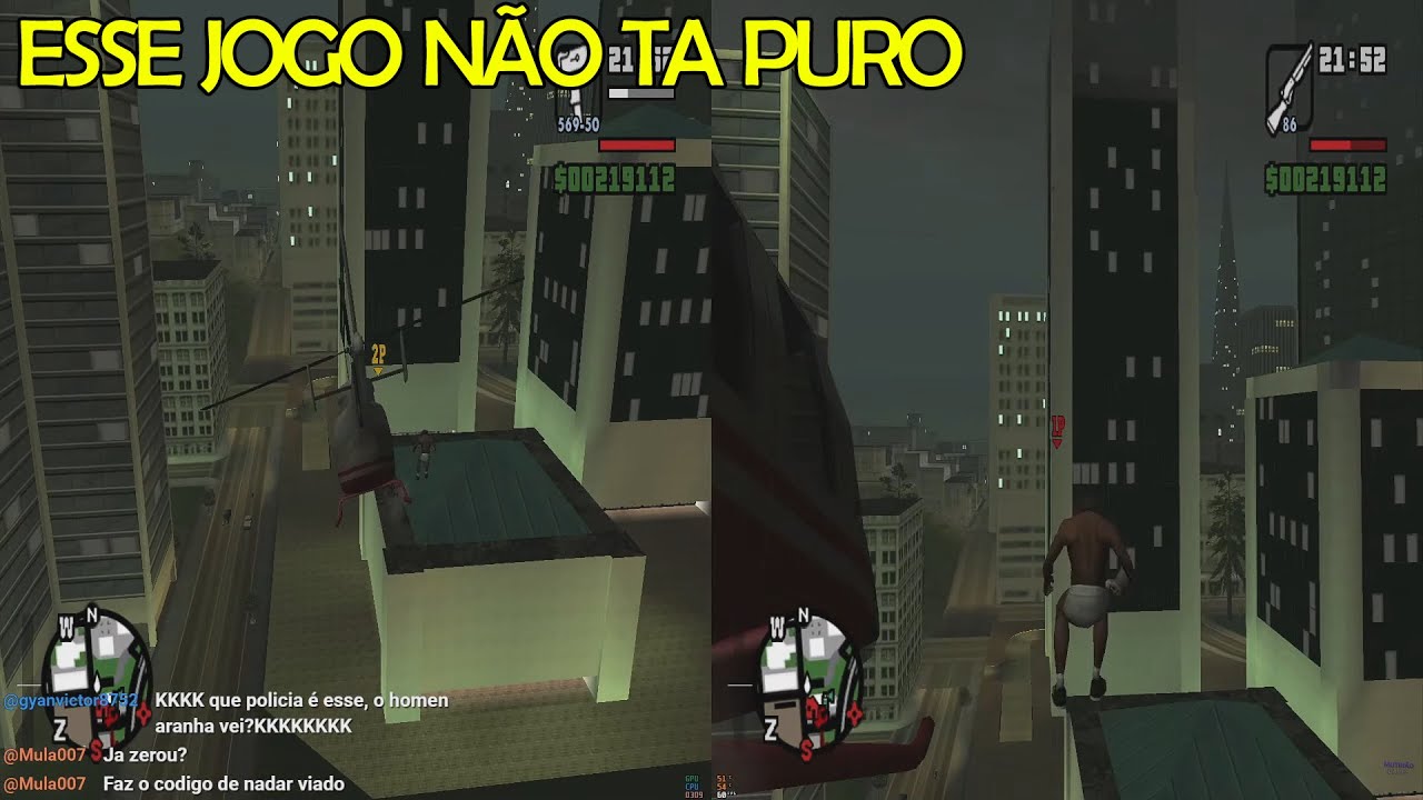 Caiu mas passa BEM (Gta San Andreas)