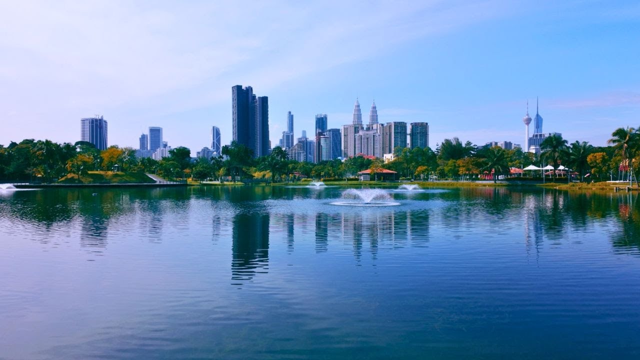 Walk Around Titiwangsa Park in Kuala Lumpur  | Nature Sounds