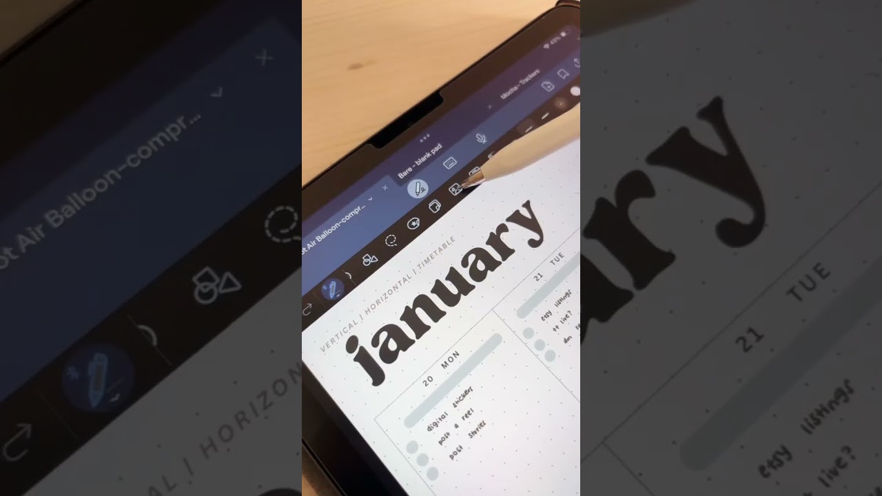 Digital bullet journal with me 💛 #digitalbulletjournal #digitaljournal #planwithme #goodnotes