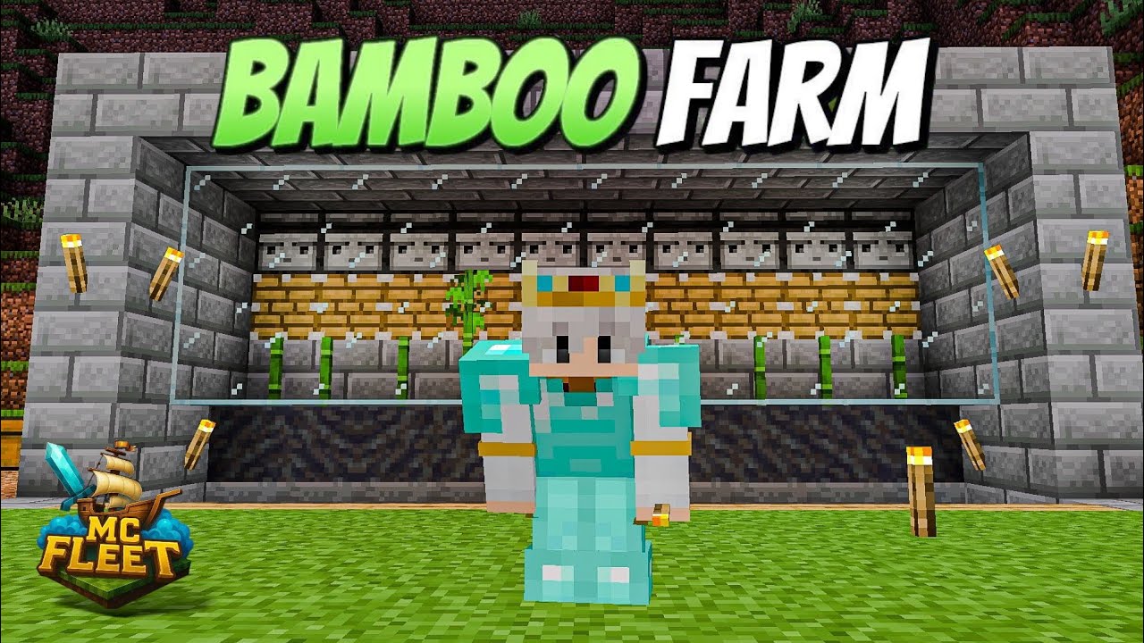 How I Built the Ultimate Bamboo Farm on Mc Fleet!