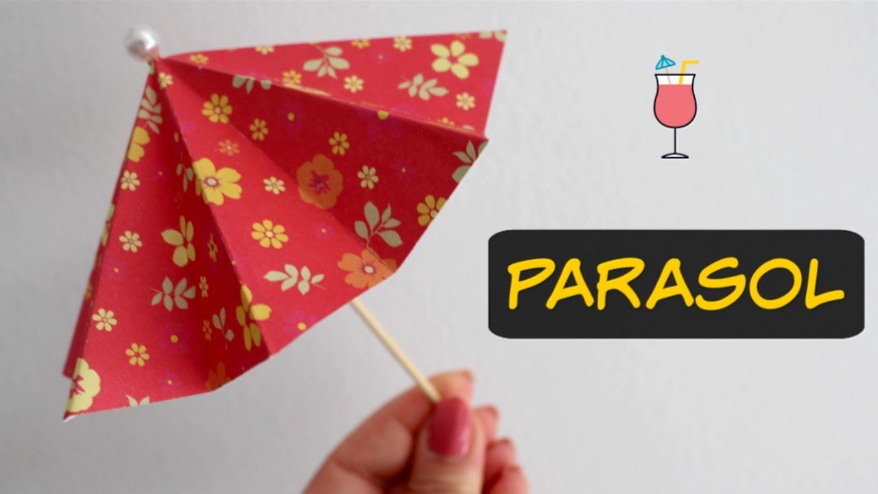 Parasol / Ombrelle en ORIGAMI
