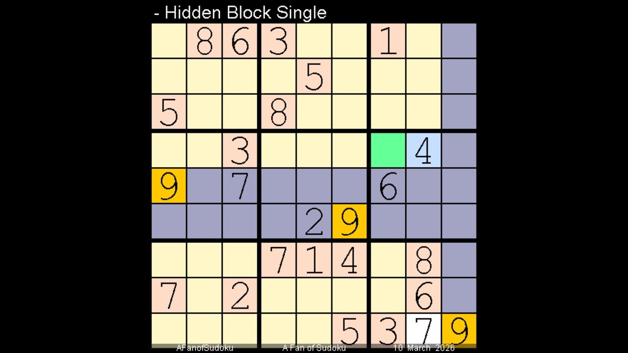 How to Solve The Globe and Mail Sudoku  Hard   10 March, 2026