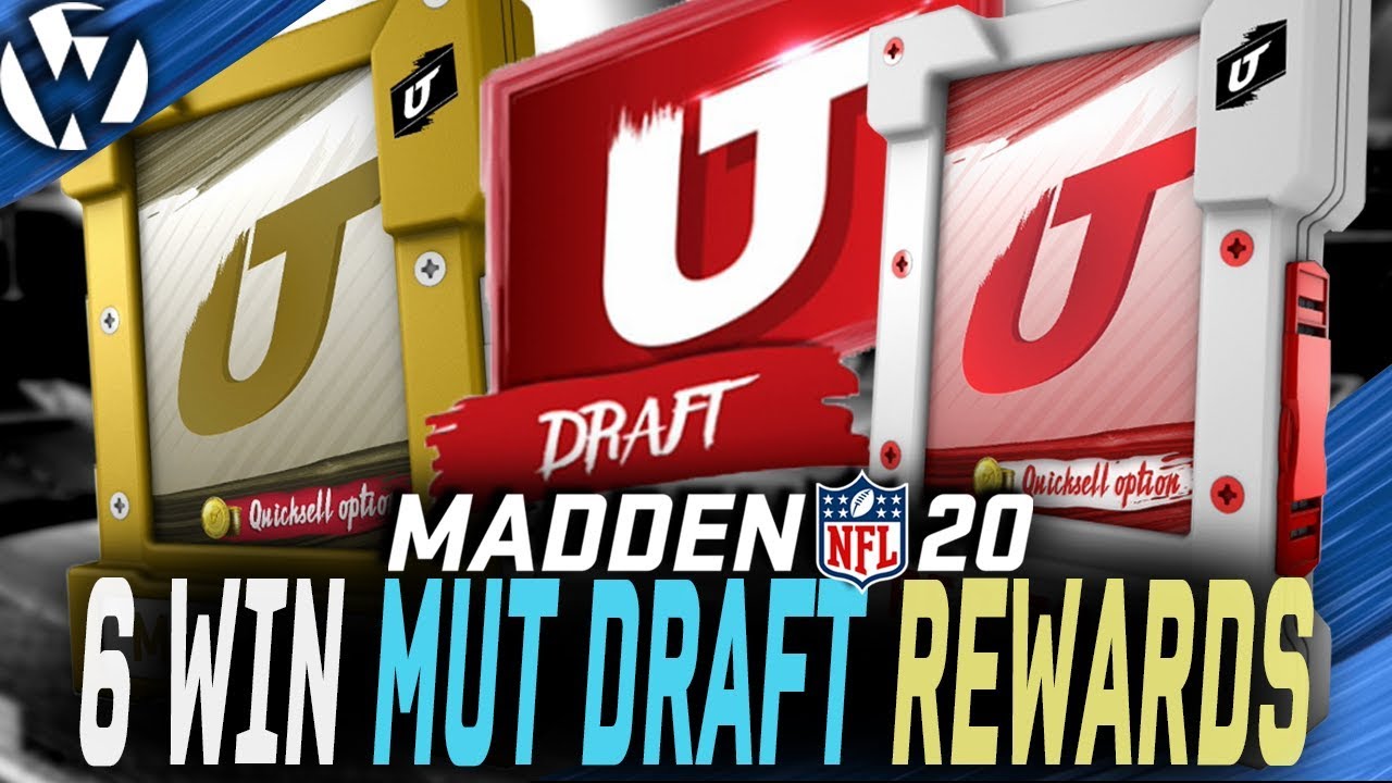 6 WIN MUT DRAFT REWARDS! - Madden 20 Pack Opening