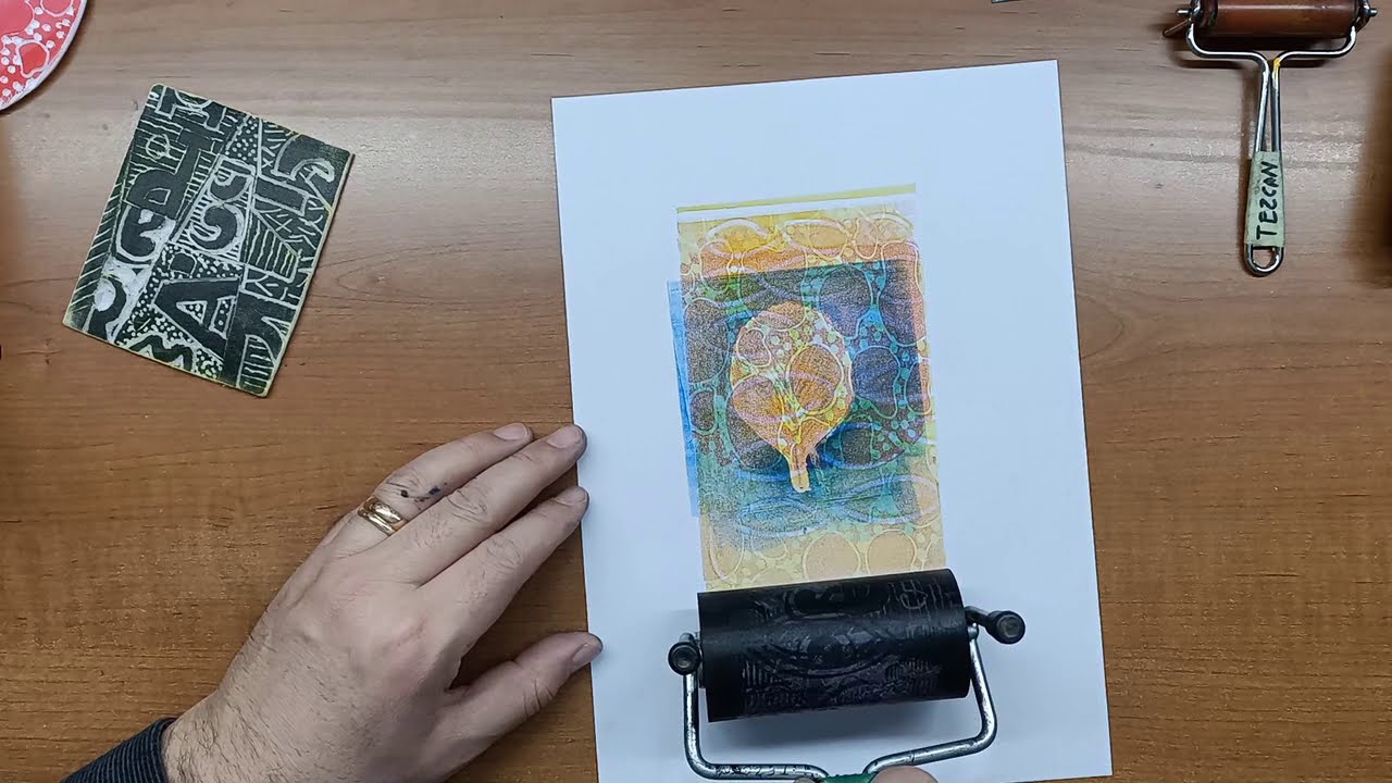 Mono Baskıresim - 08 / Monotype Printmaking - 08