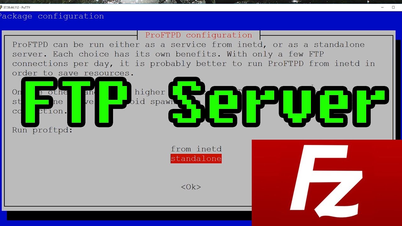 Linux #9 - Faire un bon serveur FTP en 1m20 chrono !
