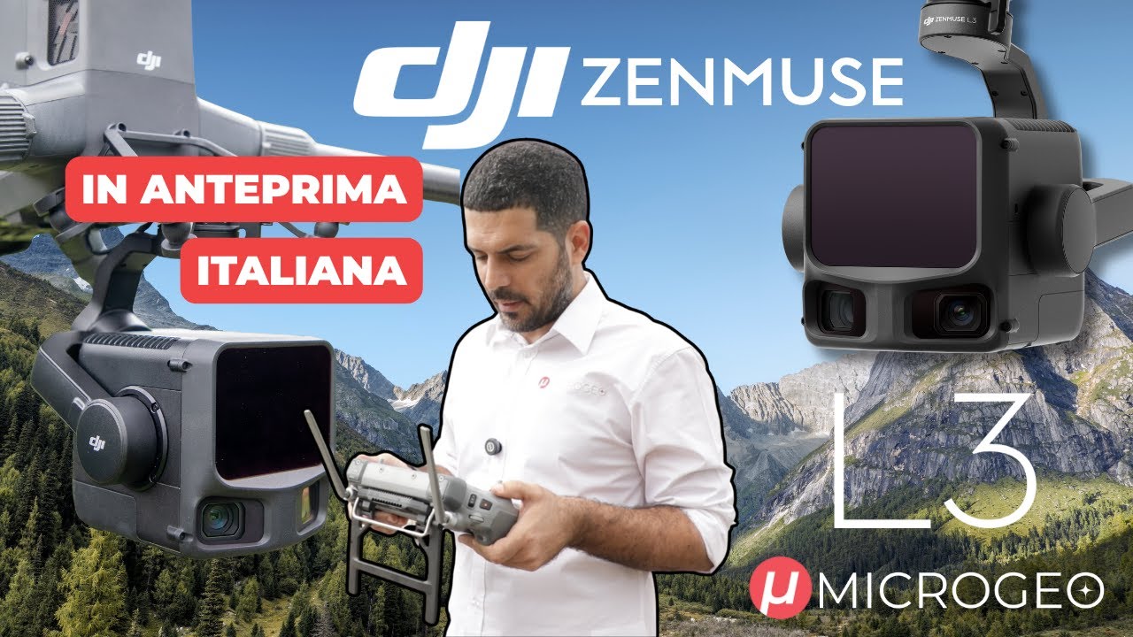 DJI ZENMUSE L3 - LA PROVA DI MICROGEO IN ANTEPRIMA ITALIA