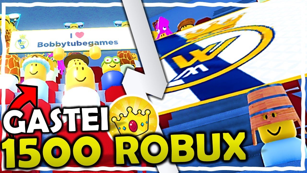 GASTANDO 1500 ROBUX NO SUPER LEAGUE SOCCER ROBLOX