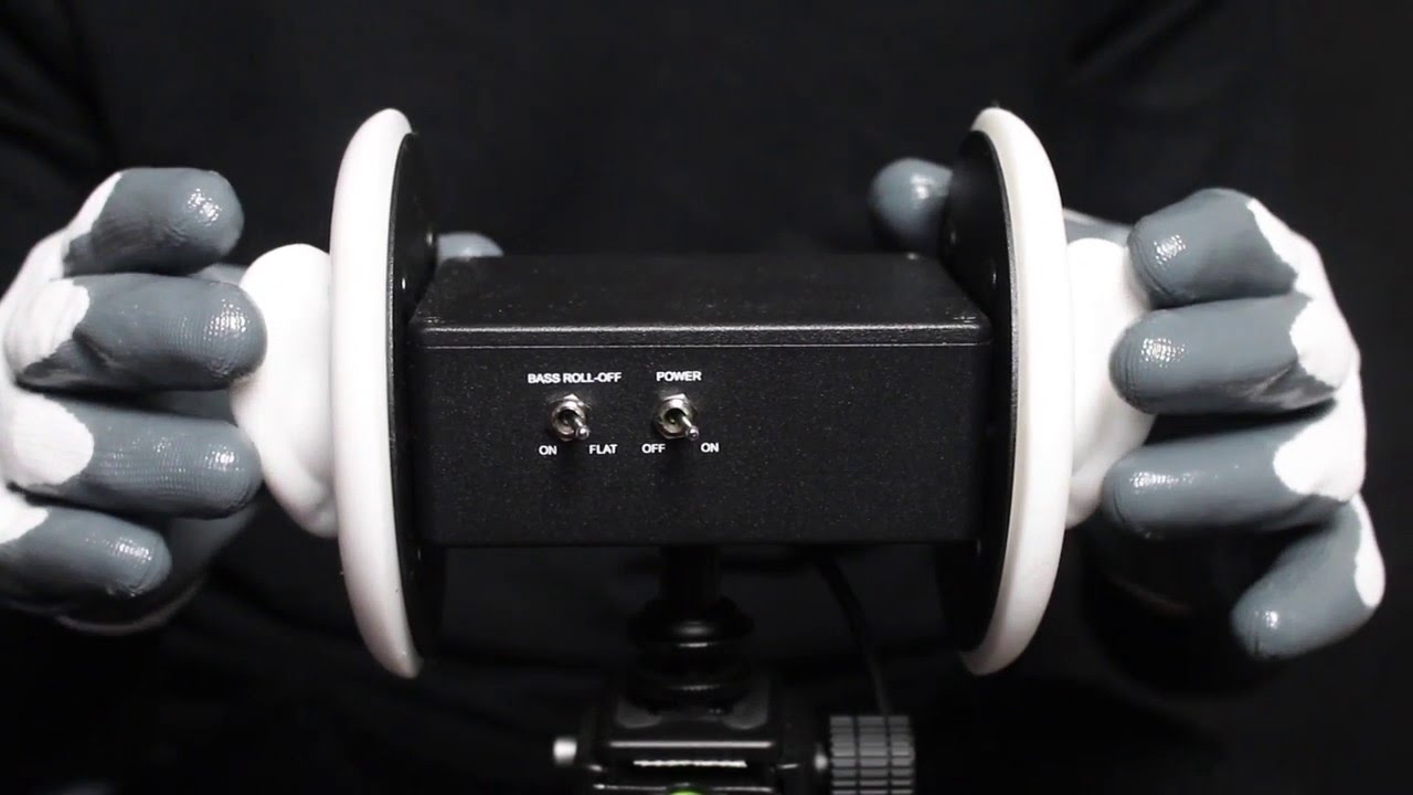 ASMR 3Dio Ear Massage with Faux Leather/plastic gloves (No Talking)