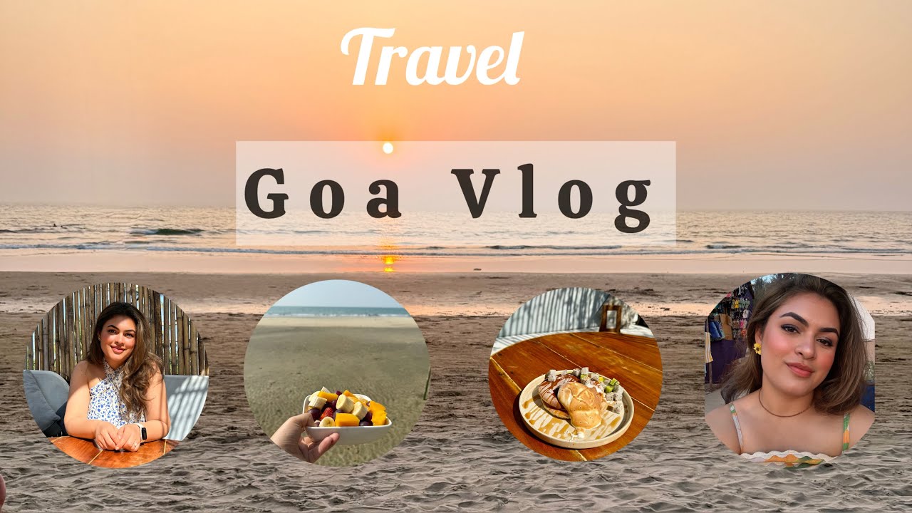 Goa Vlog 🌴 | Sunset Beach Evening & Sweet Water Lake | My First Travel Vlog