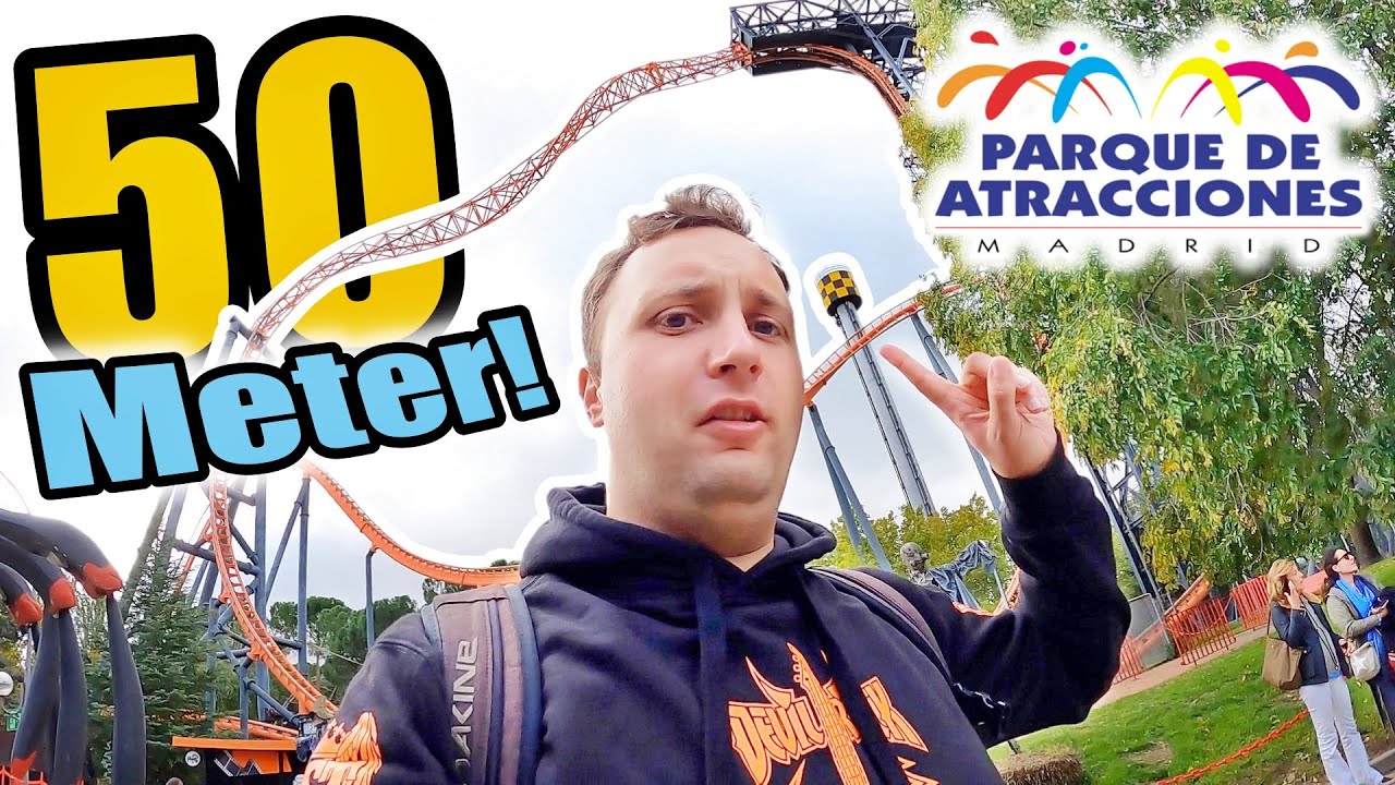 Diese Achterbahn macht kranke Sachen! 🤯 | Parque de Atracciones Vlog 2023 | Madrid Trip Teil 2