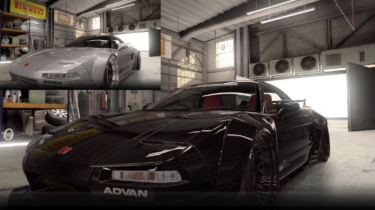 【CSR2】LB Works NSX-R (purple/gold), shift & tune for 9.71x (9.75x)