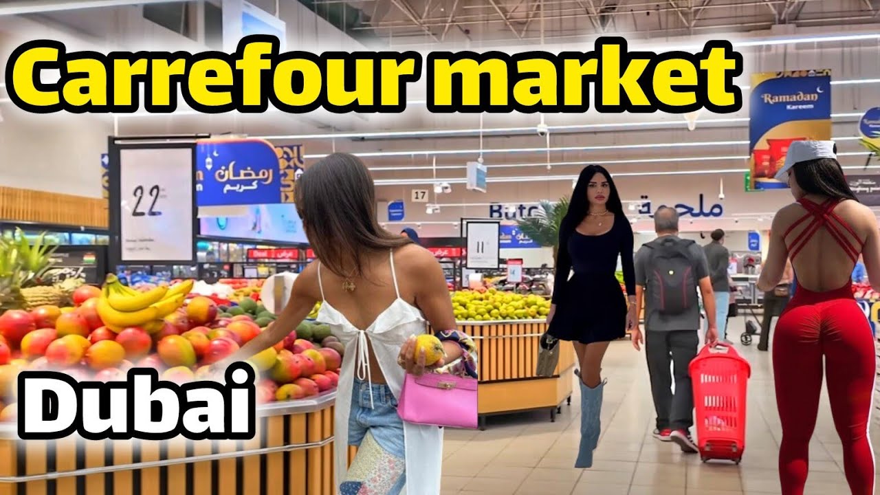 Carrefour Dubai Hypermarket Walking Tour: Carrefour Ibn Battuta Mall ASMR + Price Of Products [2024]