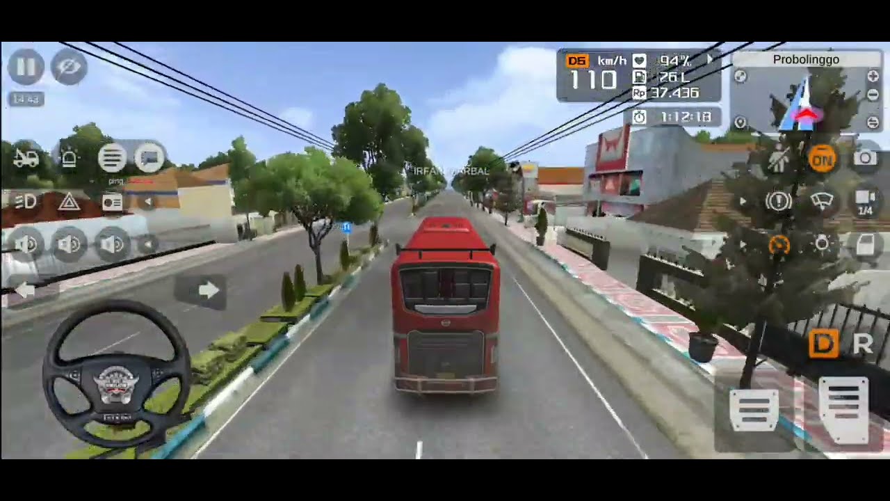 🚌 Bus simulator Indonesia High-Speed Coastal Run to Probolinggo! 🛣️
