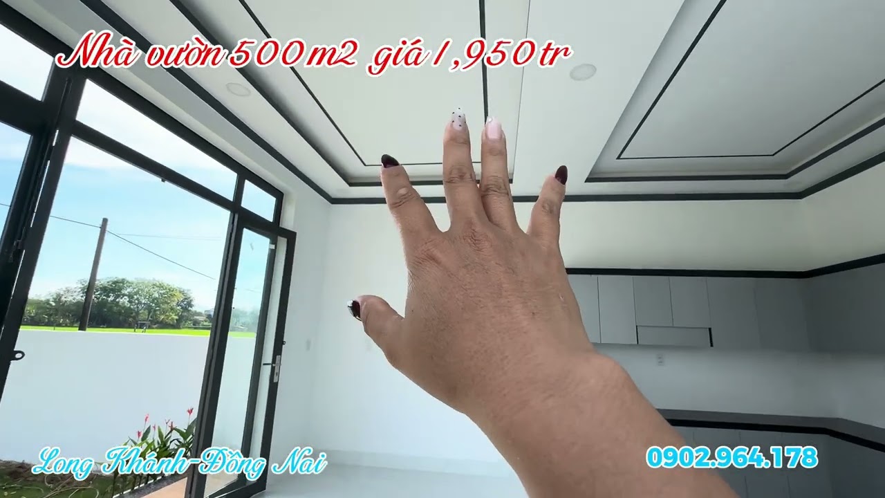 CÓ TIỀN MUA LIỀN. NHÀ VƯỜN ĐỦ CÔNG NĂNG 500m2 GIÁ 1950tr tại LONG KHÁNH-ĐỒNG NAI