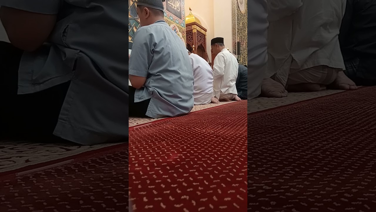 Ditik detik doa Bilal qamad shalat tarawih tersedu sedu di malam terakhir Ramadhan 